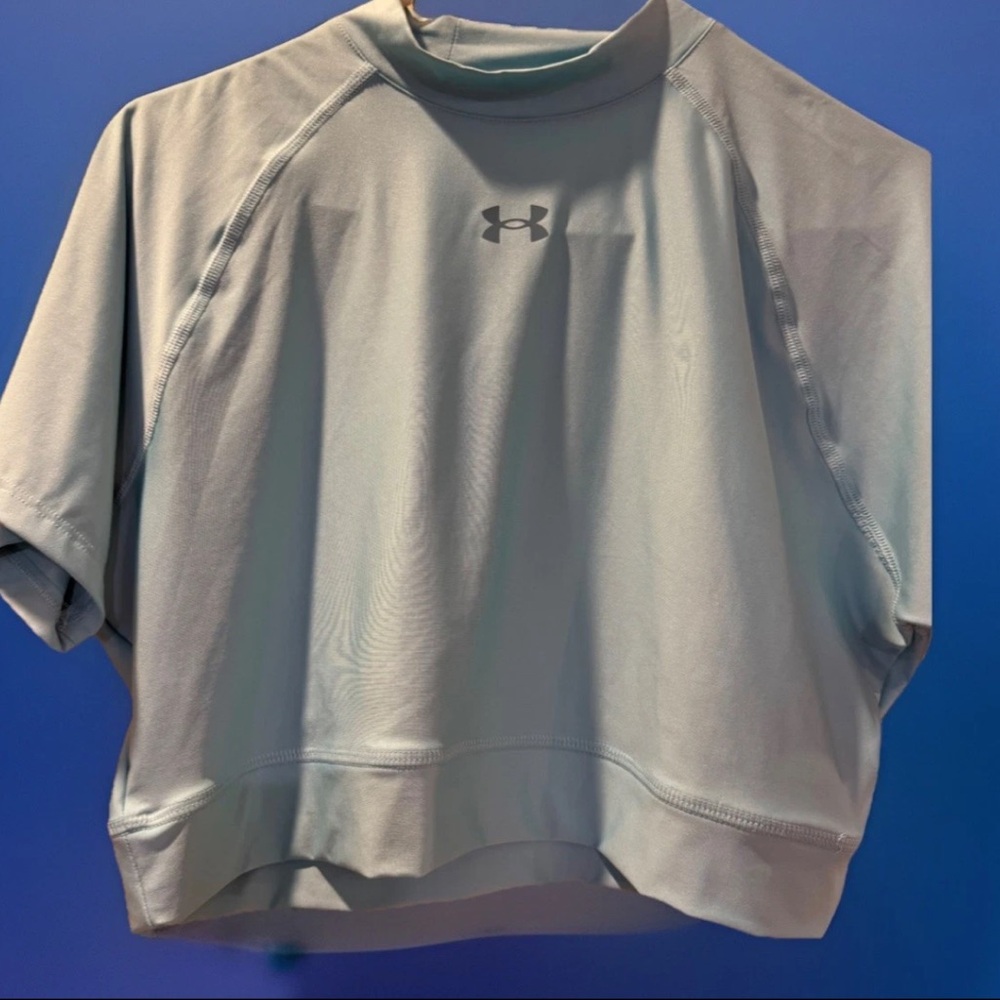 Under Armour Light Blue HeatGear Shirt